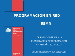 Pregramación en Red SSMN