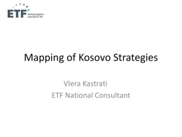 PPT_Vlera Kastrati - Mapping of Strategy_Eng