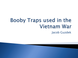 Thesis-Booby Traps used in the Vietnam War