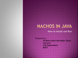 How to install nachos
