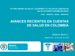 Colombia - Organismo Andino de Salud