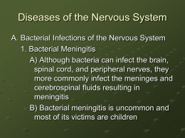 Diseases of the Nervous System PowerPoint
