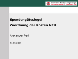 Präsentation Zuordnungen der Kosten NEU_Vortrag 04.03.2013