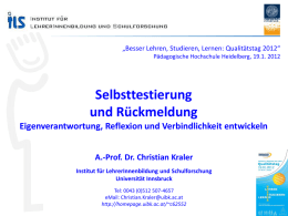 Powerpoint zum Vortrag - Pädagogische Hochschule Heidelberg