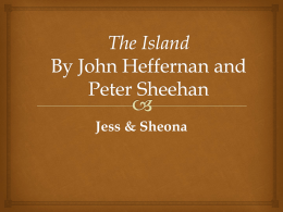 The island by John Heffernan and Peter Sheehan