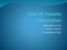 Pack 95 2013-2014 New Parent Info