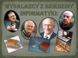 Wynalazcy z dziedziny informatyki: Jacek Rafał Karpiński
