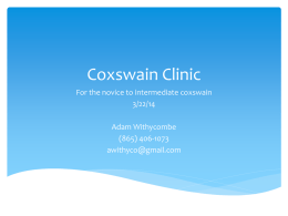 Coxswain Clinic Presentation