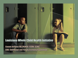 Louisiana Whole Child Health Initiative