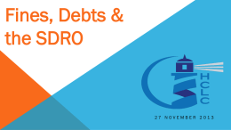 Fines_Debts_SDRO - National Association of Community Legal