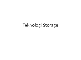 Teknologi Storage