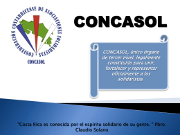 Presentaci&oacute;n de PowerPoint - CONCASOL