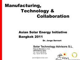 Solar Technology Advisors SL