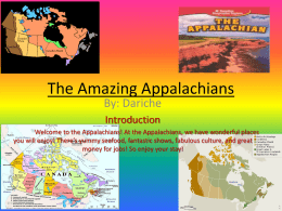 Dariche The Amazing Appalachians