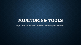 Open Source Monitoring Tools