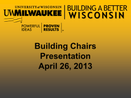 PowerPoint - University of Wisconsin&ndash;Milwaukee
