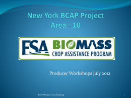 Details on USDA BCAP