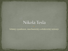 Fyzika - Nikola Tesla