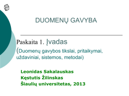 DuomGavyba_1 - Šiaulių universitetas