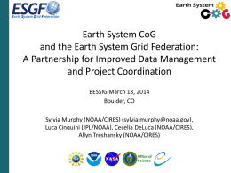 A Partnership for Improved Data Management and
