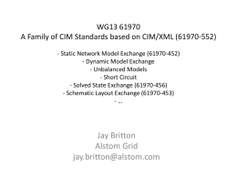 A Family of CIM EMS Exchange Standards based on CIM