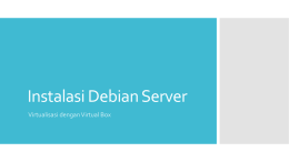 pertemuan ke 6 Instalasi Debian Server