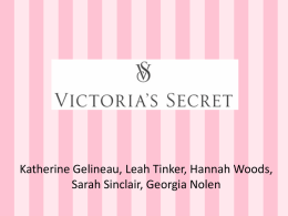 Victoria`s Secret Final Presentation