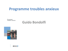 Programme troubles anxieux
