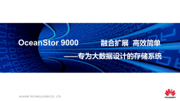 OceanStor 9000全融合大数据存储系统