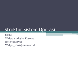 4-Struktur Sistem Operasi