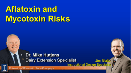 Aflatoxin and Mycotoxin Risks - University of Illinois Extension