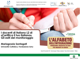 I docenti di italiano L2 di Certifica il tuo italiano. Gli esiti del