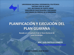 Plan Guayana Luis Castillo