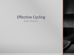 Effective Cycling Presentation