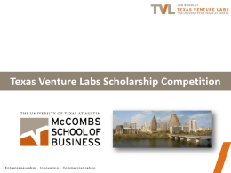 What is Texas Venture Labs? - McCombs School of Business