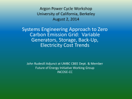 Argon Power Cycle at US Electric grid scale storage