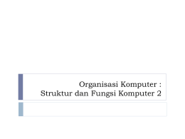 Organisasi Komputer 4