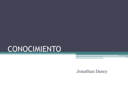 Introducción a la epistemología contemporánea – Dancy – Powerpoint