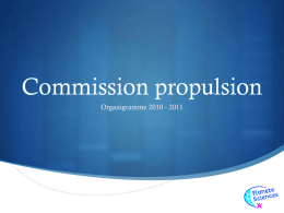 Commission propulsion