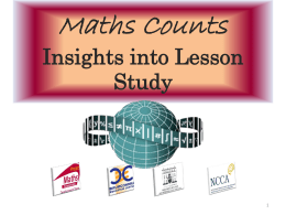 Introducing integration - Lesson study by St