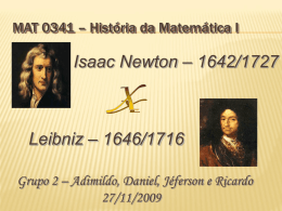 Isaac Newton * vida e história
