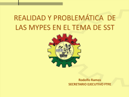 Realidad y problemática SST en MYPES BOLIVIA