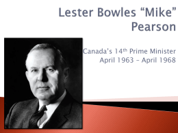 Lester B Pearson