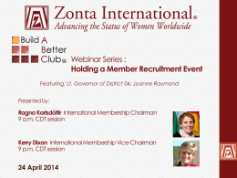 PowerPoint Slides - Zonta International