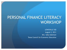 PFL-Workshop-Present.. - Texas Council on Economic Education