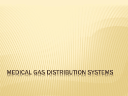 Medical gas distribution system