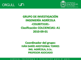 Grupo Ingeniería Agrícola.ppt - Medellín