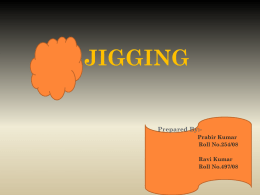 JIGGING - Ranjit