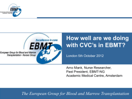 Arno Mank - EBMT (UK)