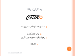 CRM - Reza Samizadeh Site